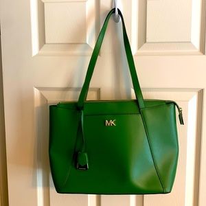 Michael Kors green handbag